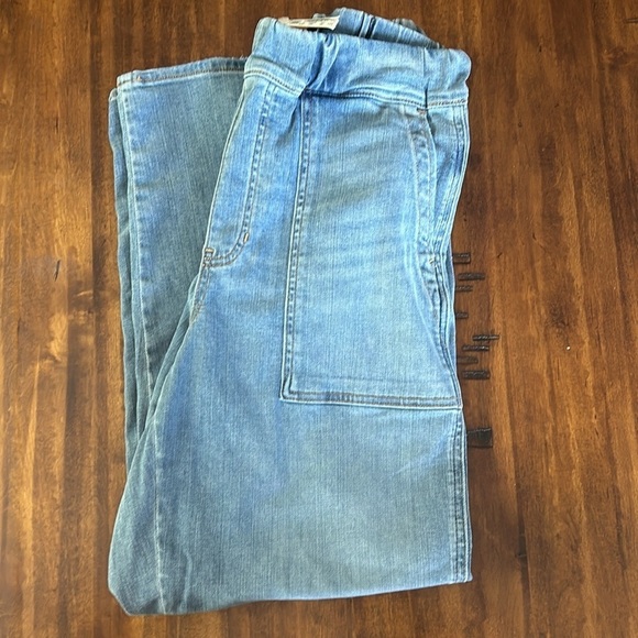 Madewell Pull On Relaxed Jeans ND644 Lisford Wash Small S blue - Picture 3 of 4